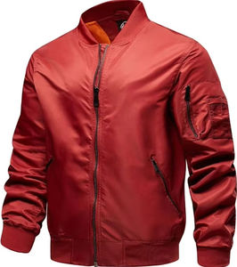 Vente en gros de blouson bombardier en satin de haute qualité pour hommes blouson bombardier matelassé noir pour hommes personnalisé - Product Image 5