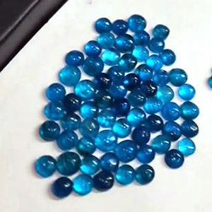 1464 Uds apatita de neón Natural 5x3 6x4 7x5 8x6mm pera ovalada 3-6mm cabujón redondo 1050 CTS lote Iroc Venta de piedras preciosas de calidad US $273 - Product Image 2