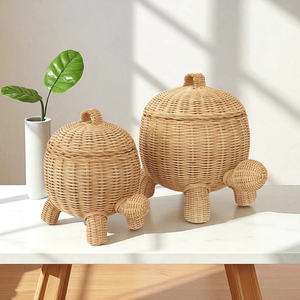 Panier en rotin en forme d'animal pour ranger les jouets des enfants, différents modèles de paniers pour enfants. - Product Image 5