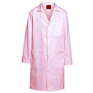 Blouse de laboratoire unisexe en tissu mélangé coton, écologique, toucher doux, uniforme professionnel de qualité supérieure, couleur et logo personnalisables - Product Image 1