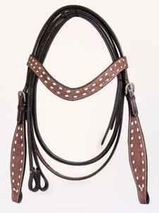 ชุดแทคหนังขี่ม้าหนังอานม้าแบบตะวันตกอุปกรณ์เสริมหนังแท้สำหรับขี่ม้า - Product Image 2