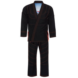 Uniforme de BJJ unisexe en polyester et coton, couleur vert olive, confortable, extensible, respirant, léger, de qualité supérieure, prix de gros - Product Image 1