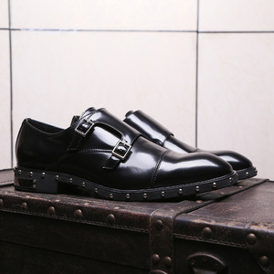 Chaussures en cuir décontractées classiques pour hommes, semelle antidérapante, dessus souple, parfaites pour la vie quotidienne et le travail, chaussures décontractées pour hommes d'affaires - Product Image 3