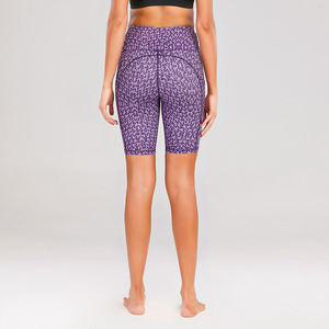 Shorts de Yoga Legging courts de gymnastique à imprimé léopard de haute qualité pour femmes Shorts de Compression d'hiver imprimés décontractés - Product Image 3
