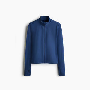 Chaqueta Deportiva Ligera para Mujer, Ropa Deportiva Elástica con Cremallera Completa, Transpirable, de Secado Rápido, para Entrenamiento y Fitness - Product Image 6