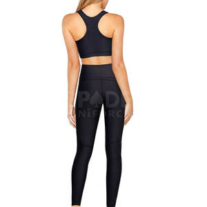 Conjunto de Yoga sin costuras para gimnasio de alta calidad, conjunto de Yoga sin costuras para mujer, ropa deportiva para gimnasio, conjunto de Yoga con logotipo personalizado - Product Image 2