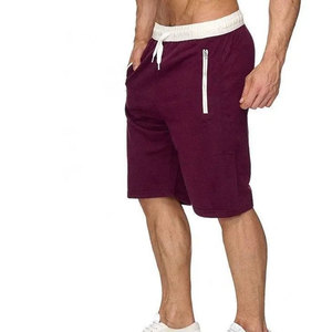 Custom Printed Logo High Street <b>Men's</b> Double Layer Mid Waist Knitted Cotton <b>Fleece</b> <b>Shorts</b> Premium Quality Vintage Streetwear - Product Image 4