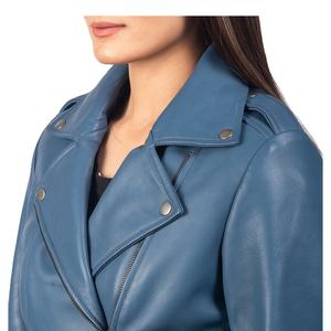 แจ็คเก็ตบอมเบอร์หนังปักลายตามสั่งสำหรับฤดูหนาวปี 2025 สินค้าขายดี กันน้ำ กันลม สำหรับผู้หญิง รุ่นนูรัค - Product Image 5