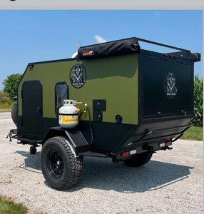 Acheter Mini aluminium caravane/camping-car remorque pour tout-terrain Camping en plein air et voyage polyvalent RV remorque. - Product Image 2