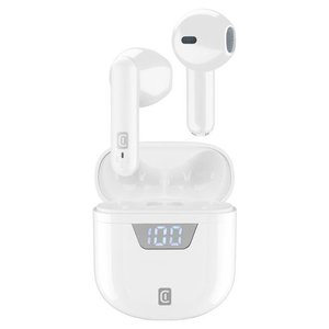 Audífonos Bluetooth SEEK TWS con Micrófono, Blancos, Sin Cancelación de Ruido, Línea Celular 0849341 - Product Image 1