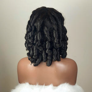 Vente chaude Egg Curl Remy Cheveux Humains Raides et Lâche Corps Vague Perruque Transparent pour Dentelle Fermeture Haute Qualité Femmes Noires - Product Image 2