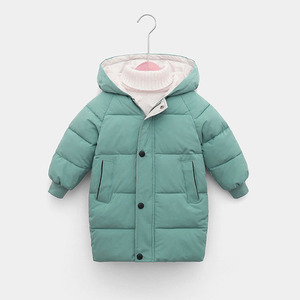 2025 abrigos de invierno cálidos ligeros de nuevo diseño de moda con cierre de cremallera y puños elásticos chaquetas acolchadas para niños - Product Image 4