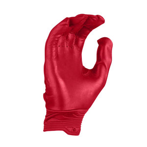 BRANIS SPORTS Breathable Hook Loop Closure <b>Orange</b> White All Seasons Full Finger Waterproof Lightweight Baseball Gloves Leather - Product Image 5