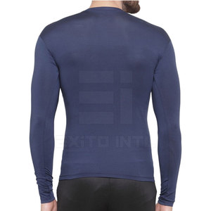 T-shirt de compression pour homme, coupe ajustée, haute performance, anti-transpiration, pour la gym et le sport - Product Image 3