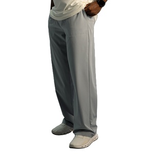 Pantalon de jogging taille US personnalisable avec logo, vêtements de sport, survêtement de fitness pour homme, pantalon de sport décontracté pour la gym, taille mi-haute, en laine respirante avec cordon de serrage - Product Image 1