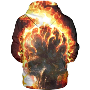 Custom Tie Dye Hombres 100% Cotton Fleece Pullover Hoodie-Eco-Friendly - Product Image 2