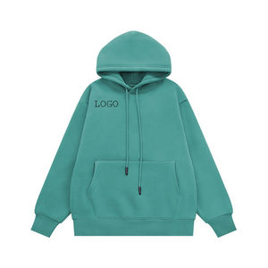 Moda Casual Tallas grandes Señoras Sudaderas con capucha OEM Logotipo personalizado Algodón Poliéster Color sólido Zip Hoodie Mujeres - Product Image 5