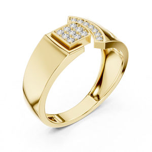 แหวนทองคำขาว 14K ชุบทองคำเหลือง ประดับเพชรทรงกลมเพาะเลี้ยง 0.17 กะรัต สไตล์วินเทจ รับรองโดย IGI เหมาะสำหรับใส่ทำงานสำหรับผู้หญิง |   เพชรที่เพิ่งเพาะเลี้ยง - Product Image 5