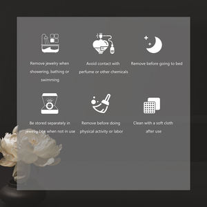 ラディアントカット モアッサナイト ダイヤモンド ネックレス S925 18Kホワイトゴールドメッキ デインティ ミニマリストスタイル ジュエリー - Product Image 6