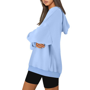 Sweats à capuche pour femmes OEM Hoodies Pull imprimé personnalisé et surdimensionné 100% coton Anti-pillingbreathablehodies pour femme - Product Image 6