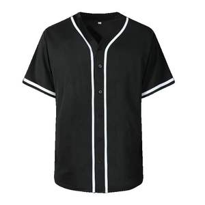 Men's High Quality Classic Solid Color Short Sleeve Loose Outdoor Sports Jersey Soccer Uniform T-Shirt Baseball Softball Wear - Product Image 1