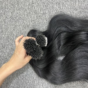 El más nuevo cabello humano Nano Keratin 100% Remy de Vietnam Color natural y onda Amplia gama de opciones de color disponibles - Product Image 4