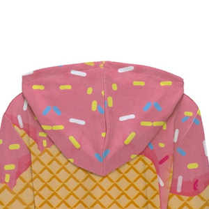 Nuevo estilo de alta calidad Logotipo personalizado Diseño impreso OEM Sudaderas con capucha de gran tamaño para mujer Personalizar Sudadera con capucha recortada Mujer - Product Image 6