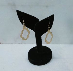 Boucles d'oreilles et bracelets fantaisie en laiton, élégants, en métal doré antique, à facettes, accessoires de bijoux pour les soirées - Product Image 4