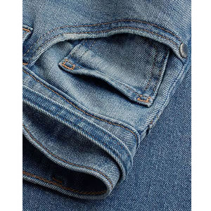 Pantalones acampanados promocionales, pantalones vaqueros de pierna ancha para mujer, pantalones vaqueros, ropa de mezclilla, moda de alta calidad para mujer, pantalones vaqueros acampanados con corte de bota - Product Image 5