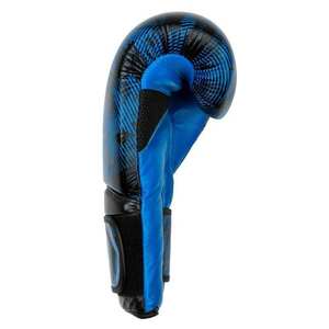 Gants de boxe en cuir noir de 12 oz en gros, haute qualité, professionnels pour adultes, à lacets avec logo personnalisé pour le grappling - Product Image 5