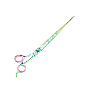 Tijera de titanio multicolor para el cuidado de mascotas, tijeras de corte de pelo para mascotas de acero de alto carbono para diestros - Product Image 4