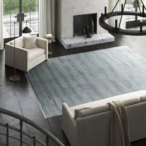 2023 New Luxury Fashionable Wool/Silk Washable Non-slip Custom Pet Friendly Handmade Rug for Living Room Bedroom Kitchen - Product Image 2