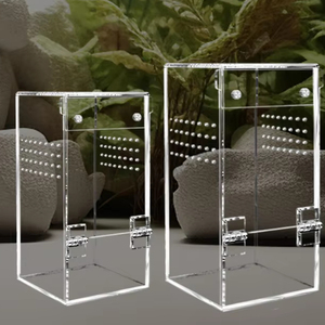 Acrylic Cổ Điển chăn nuôi hộp cho loài bò sát mult-kích cỡ hồ cạn Lồng cho ếch & nhện phong cách đơn giản nhảy bao vây - Product Image 1