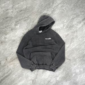 Sudadera con capucha con estampado de soplo de peso pesado de alta calidad, moda de invierno, ropa de calle para hombre, sudaderas con capucha de gran tamaño con hombros caídos - Product Image 1