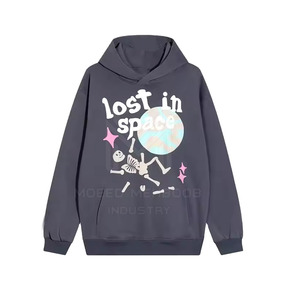 Nueva Llegada: Sudadera con Capucha para Hombre, Corte Regular, Transpirable, con Estampado Puff, Logotipo Personalizado, Ligera, Diseño Sólido para Invierno - Product Image 1