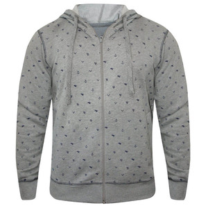 Sweat à capuche de sport en polyester à fermeture éclair pour hommes, pull de survêtement 100% coton, commande minimum 2 pièces - Product Image 2
