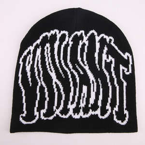Custom Winter Warm <b>Beanie</b> Caps 100% Acrylic Bennies Hats All Over logo Knitted Jacquard Winter <b>Skull</b> <b>Beanies</b> 2026 Top Rated Hats - Product Image 2