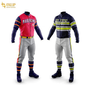 Uniforme de baseball professionnel unisexe 2024, sur mesure, haute qualité, respirant, antibactérien, séchage rapide, grande taille, logo personnalisé pour - Product Image 3