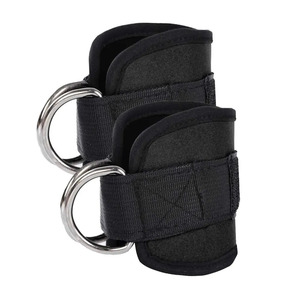 Sangles de cheville de gymnastique rembourrées en néoprène sur mesure avec logo et couleur personnalisés pour l'entraînement en salle d'haltérophilie et la sécurité du fitness - Product Image 1