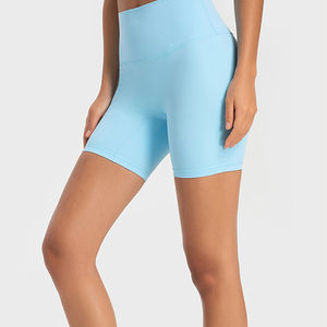 Shorts de yoga pour femmes tendance, anti-plis, séchage rapide, respirants, taille haute, confortables, couleur personnalisable, haute qualité - Product Image 1