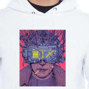 Sudadera de 100% algodón de gran tamaño pesada Unisex, sudaderas con capucha teñidas lisas con estampado de prensa de calor y DTG personalizadas para patrón sólido de invierno - Product Image 2