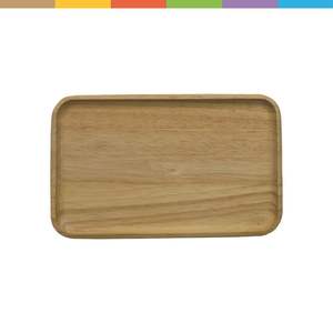 Plateau en bois élégant de style personnalisé pour le service et le rangement en cuisine, design durable et écologique pour la restauration, design moderne - Product Image 3