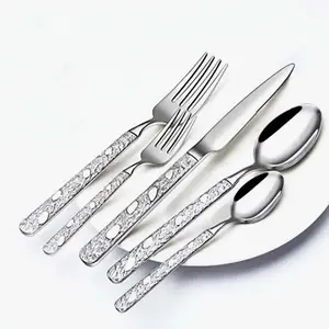 Llamativo juego de cubiertos de la mejor calidad con un mango hermoso de diseñador La calidad perfecta más vendida - Product Image 6