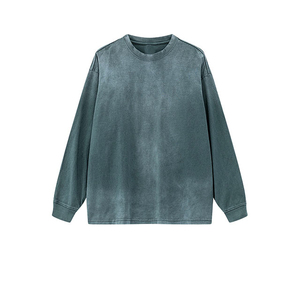 Productos de tela de la mejor calidad Sudadera de lavado con agua Básicos Mezcla de algodón Mejor diseño Sudaderas de lavado con agua de alta calidad - Product Image 4