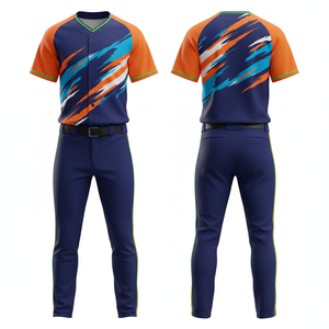 Uniformes de Béisbol 2026 al por Mayor, Hechos a Medida, Ligeros, de Malla Transpirable, de Secado Rápido, de Poliéster Sublimado, Unisex, para Equipos - Product Image 2