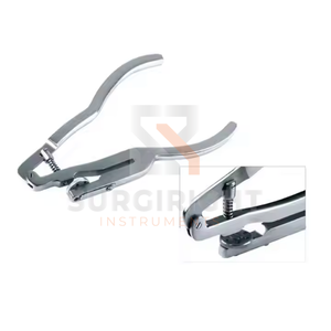 Pince à poinçonner manuelle pour barrage en caoutchouc Instrument chirurgical dentaire Partie du KIT de barrage en caoutchouc par Surgiright Instruments - Product Image 1