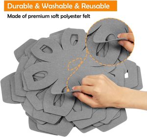 Juego de protectores de utensilios de cocina de almohadilla de fieltro multiusos para utensilios de cocina de vidrio, cuencos de cerámica, platos, ollas y sartenes, divisores - Product Image 6
