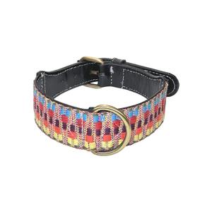 Collier de chien en cuir de bande de couleur personnalisée de haute qualité réglable léger mode malaisien en gros - Product Image 2
