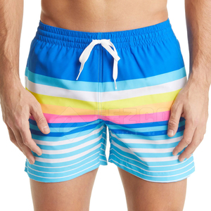 Venta al por mayor pantalones cortos de playa de estilo casual para Hombre Nuevo diseño logotipo personalizado pantalones cortos de playa de secado rápido - Product Image 2