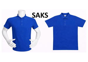 เสื้อโปโลแขนสั้นสีน้ำเงินรอยัลสำหรับผู้ชาย ผ้าฝ้ายปิเก้ 100% สไตล์ลำลอง ทรงปกติ สีพื้น ดีไซน์กระดุม ผ้าถัก - Product Image 2